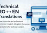 translate your technical documents between romanian and english